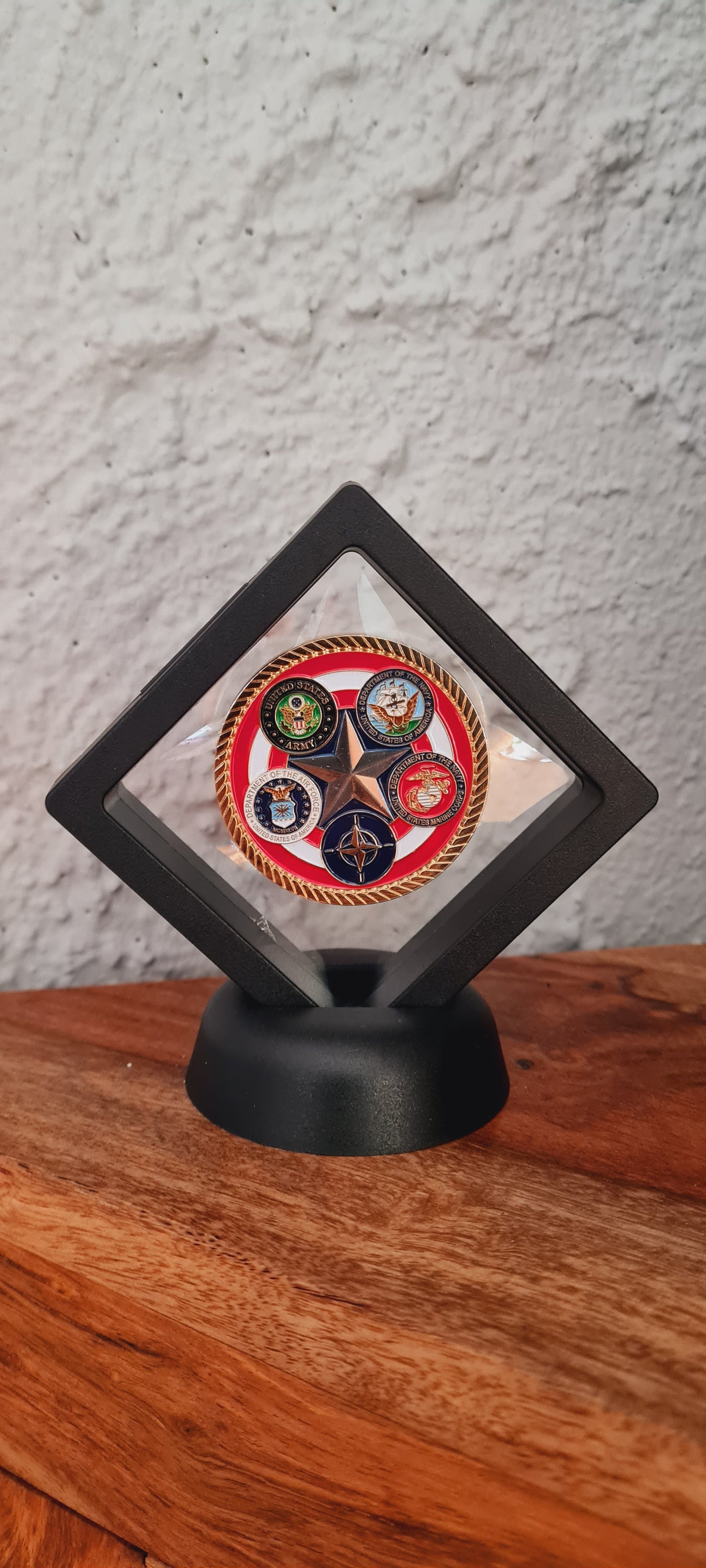 Schwebender Coin Halter - Floating Coin Case