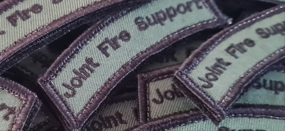 Tab Joint Fire Support Bogenpatch