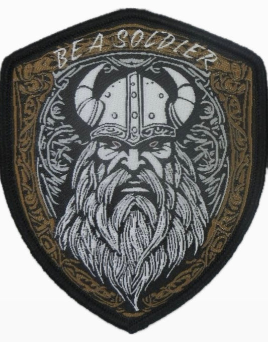LIMITED BE A SOLDIER VIKING PATCH